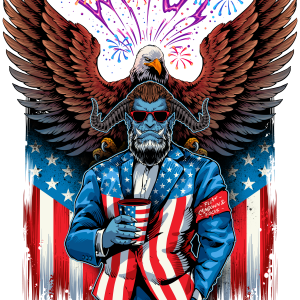 Red, White & Blue Big Slap